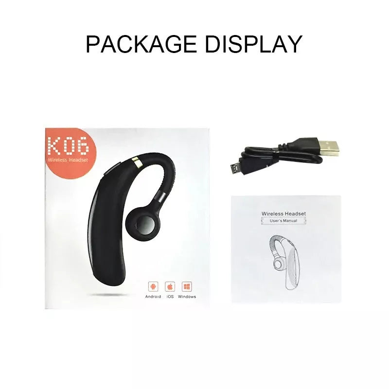 Wireless Bluetooth Earpiece Headset