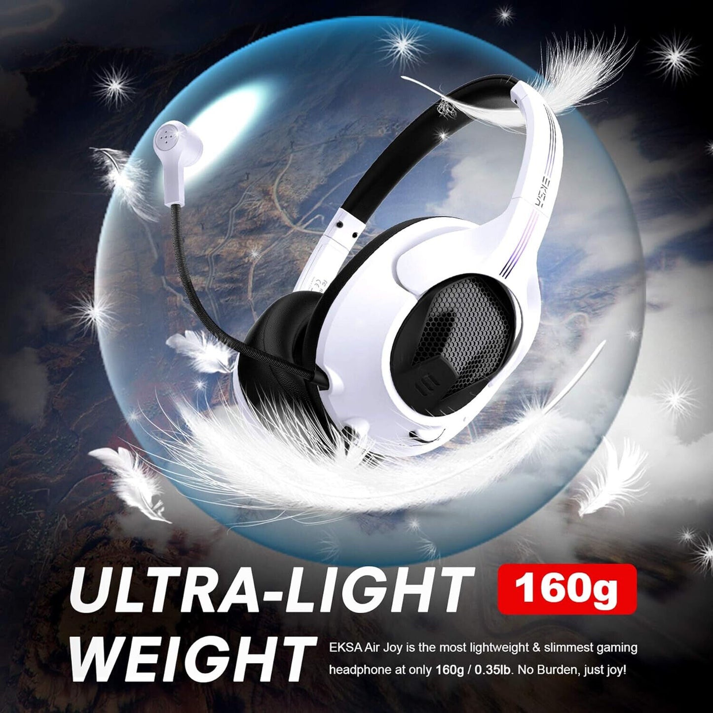 Gaming Headphones Headset Mic