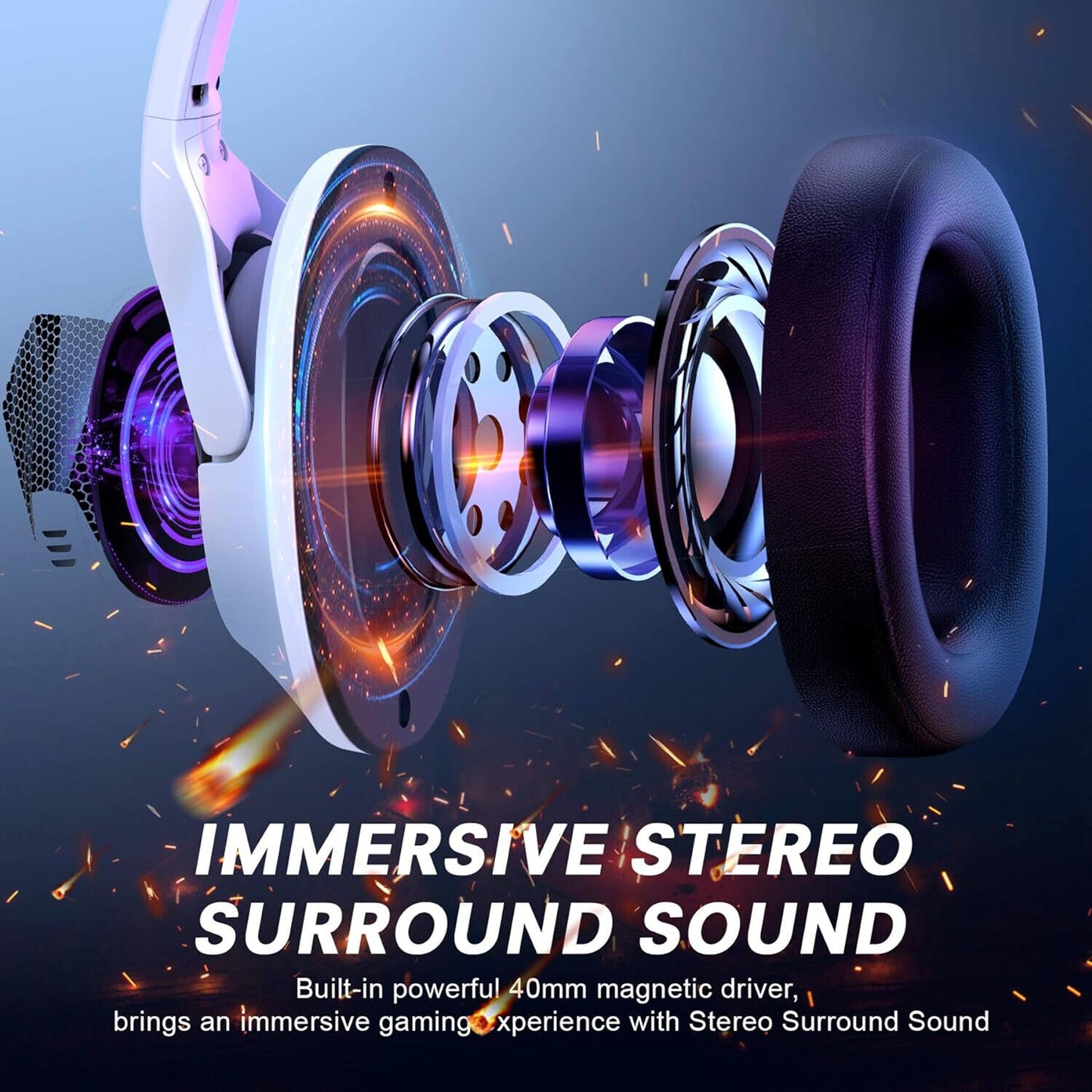 Gaming Headphones Headset Mic