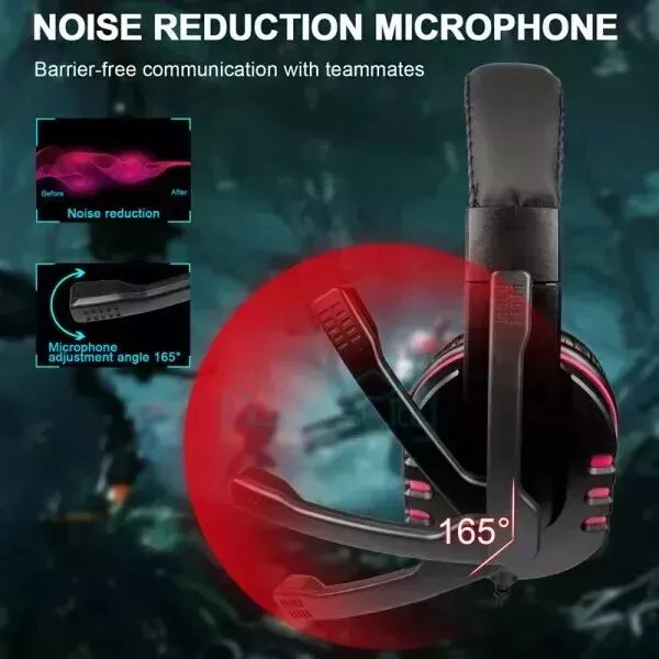 Gaming Headset LED For PC PS4 PS5 Xbox
