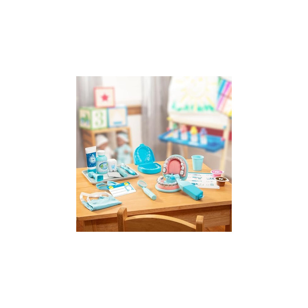 Melissa & Doug Super Smile Dentist Kit for Kids - Educational Role Play Toy for Ages 3+