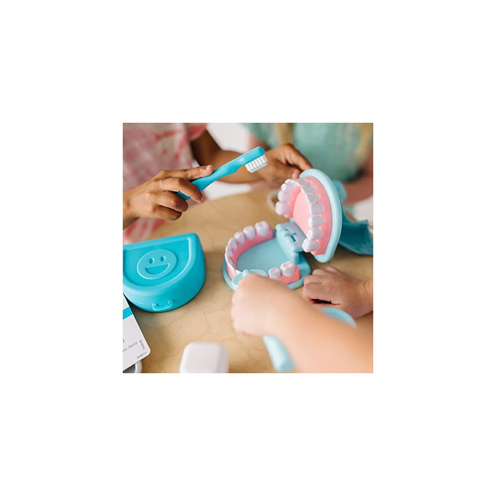 Melissa & Doug Super Smile Dentist Kit for Kids - Educational Role Play Toy for Ages 3+