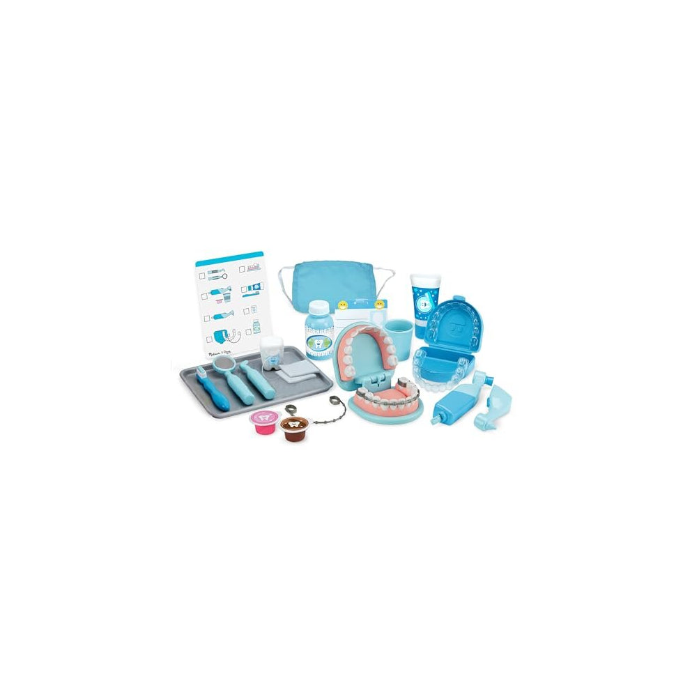 Melissa & Doug Super Smile Dentist Kit for Kids - Educational Role Play Toy for Ages 3+