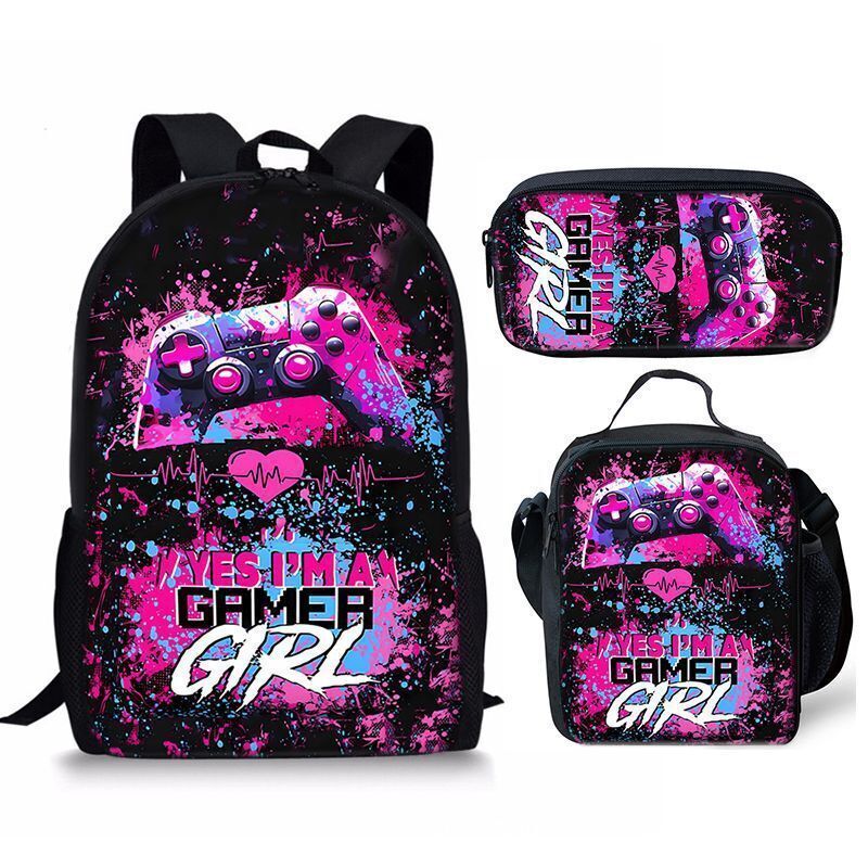 Ultimate 3D Playstation Controller Backpack: Insulated Lunch Bag & School Rucksack