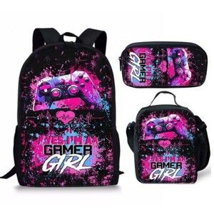 Ultimate 3D Playstation Controller Backpack: Insulated Lunch Bag & School Rucksack