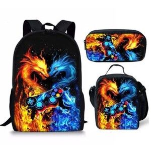 Ultimate 3D Playstation Controller Backpack: Insulated Lunch Bag & School Rucksack