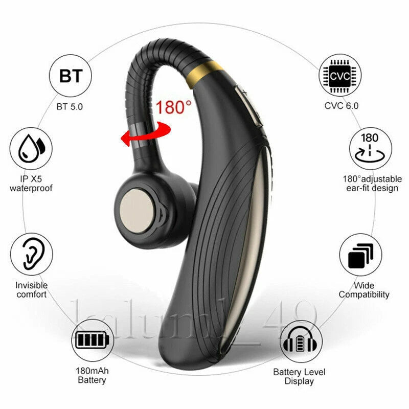 Wireless Bluetooth Earpiece Headset